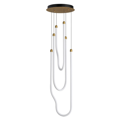 ET2 - E24983-NAB - LED Pendant - Soleil - Natural Aged Brass