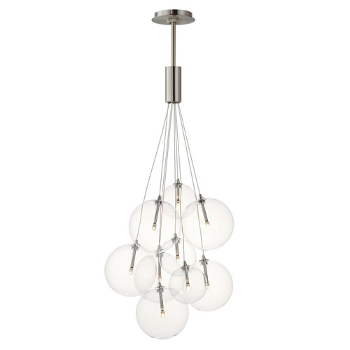 ET2 - E25087-18SN - LED Pendant - Burst - Satin Nickel