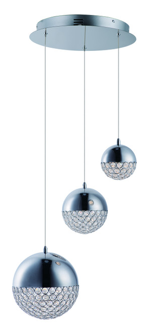 ET2 - E31226-20PC - LED Pendant - Eclipse - Polished Chrome