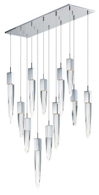 ET2 - E31248-20PC - LED Pendant - Quartz - Polished Chrome
