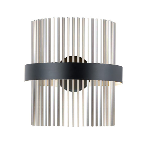 ET2 - E34251-BKSN - LED Wall Sconce - Chimes WiZ - Black / Satin Nickel