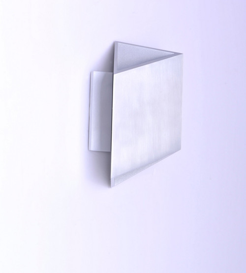 ET2 - E41373-SA - LED Outdoor Wall Sconce - Alumilux Facet - Satin Aluminum