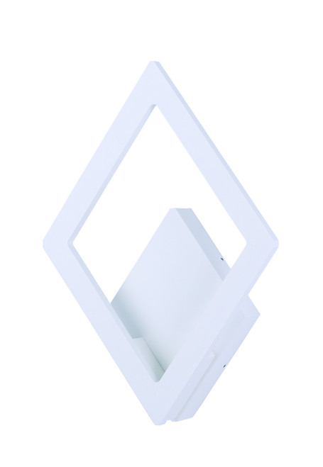 ET2 - E41493-WT - LED Outdoor Wall Sconce - Alumilux Rhombus - White
