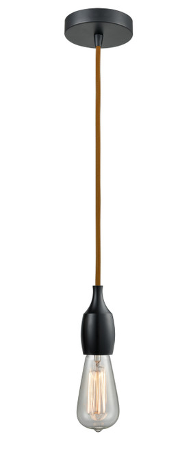 Innovations - 100BK-10CR-3BK - One Light Mini Pendant - Chelsea - Matte Black