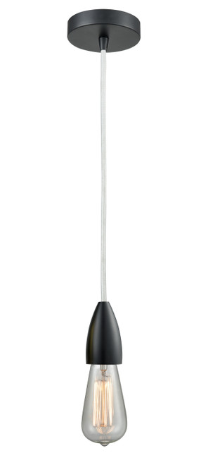 Innovations - 100BK-10W-4BK - One Light Mini Pendant - Fairchild - Matte Black