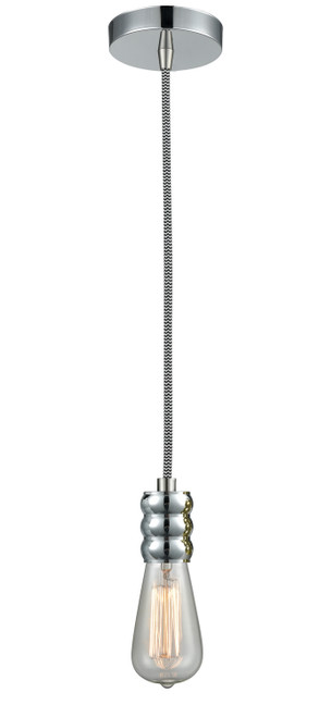Innovations - 100PC-10BW-5PC - One Light Mini Pendant - Gatsby - Polished Chrome
