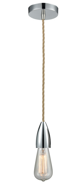 Innovations - 100PC-10RE-4PC - One Light Mini Pendant - Fairchild - Polished Chrome