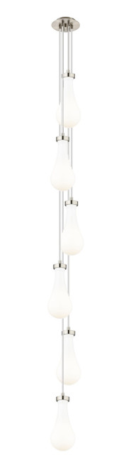 Innovations - 106-451-1P-SN-G451-5GWH - Six Light Pendant - Downtown Urban - Brushed Satin Nickel