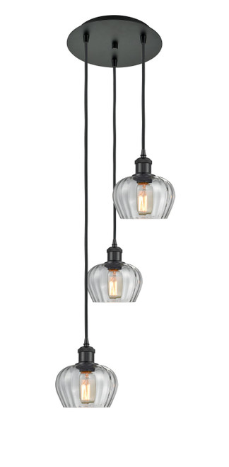 Innovations - 113B-3P-BK-G92 - Three Light Pendant - Ballston - Matte Black