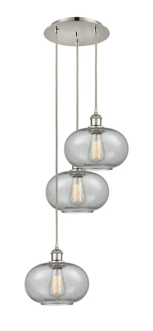 Innovations - 113B-3P-PN-G247 - LED Pendant - Ballston - Polished Nickel