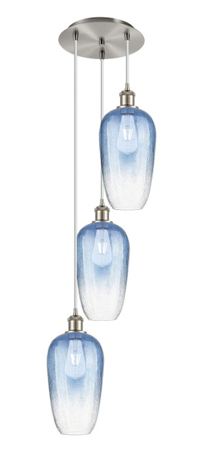 Innovations - 113B-3P-SN-G484-7SB - Three Light Pendant - Ballston - Brushed Satin Nickel