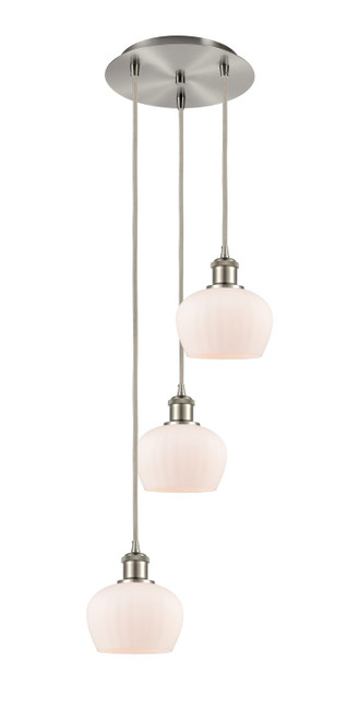 Innovations - 113B-3P-SN-G91 - Three Light Pendant - Ballston - Brushed Satin Nickel