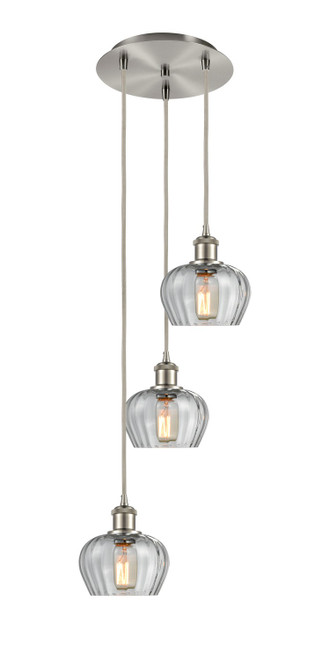 Innovations - 113B-3P-SN-G92 - Three Light Pendant - Ballston - Brushed Satin Nickel