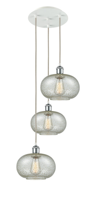 Innovations - 113B-3P-WPC-G249 - LED Pendant - Ballston - White Polished Chrome