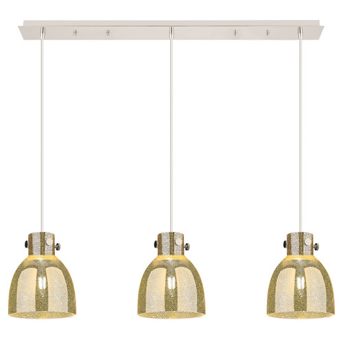 Innovations - 123-410-1PS-PN-G412-8ME - Three Light Linear Pendant - Downtown Urban - Polished Nickel