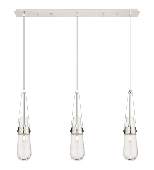 Innovations - 123-452-1P-PN-G452-4SDY - Three Light Linear Pendant - Downtown Urban - Polished Nickel
