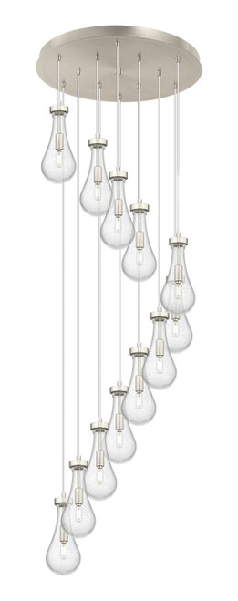 Innovations - 126-451-1P-SN-G451-5SDY - 12 Light Pendant - Downtown Urban - Brushed Satin Nickel