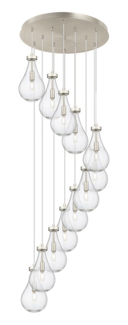 Innovations - 126-451-1P-SN-G451-7SDY - 12 Light Pendant - Downtown Urban - Brushed Satin Nickel