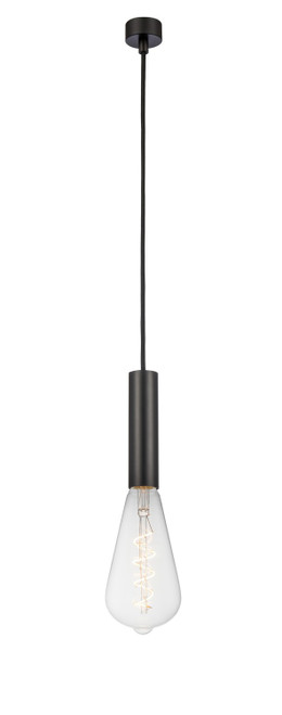 Innovations - 198-1P-BK - One Light Mini Pendant - Auralume - Matte Black