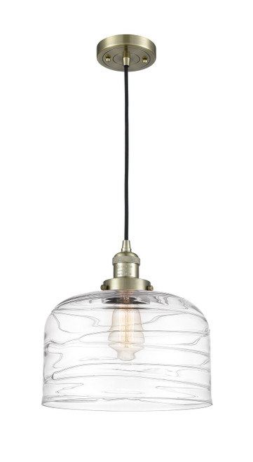manufacturer_finish:Antique Copper|manufacturer_glass:Clear Deco Swirl|light_output:220.00lm|color_temperature:2200K|cri:99