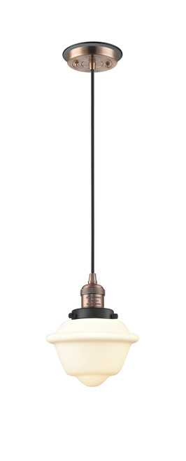 Innovations - 201CBP-ACBK-G531 - One Light Mini Pendant - Franklin Restoration - Antique Copper