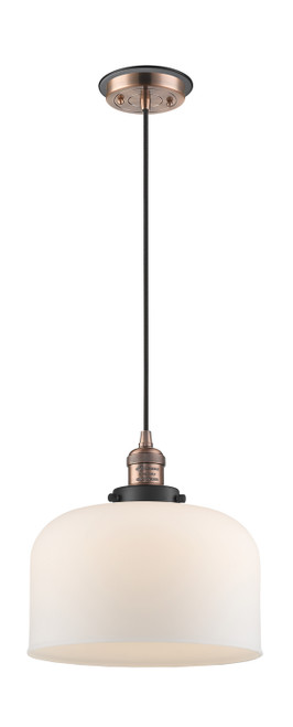 Innovations - 201CBP-ACBK-G71-L - One Light Mini Pendant - Franklin Restoration - Antique Copper