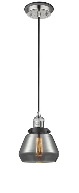 Innovations - 201CBP-PNBK-G173 - One Light Mini Pendant - Franklin Restoration - Polished Nickel
