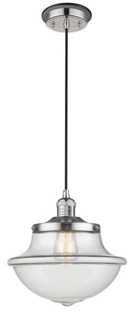 Innovations - 201CBP-PNBK-G542 - One Light Mini Pendant - Franklin Restoration - Polished Nickel