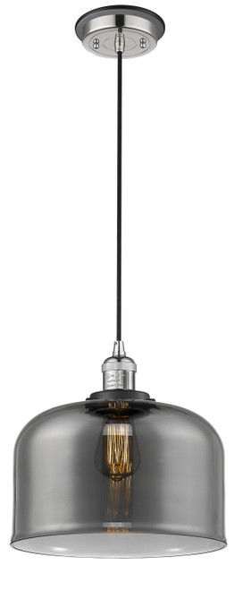 Innovations - 201CBP-PNBK-G73-L - One Light Mini Pendant - Franklin Restoration - Polished Nickel