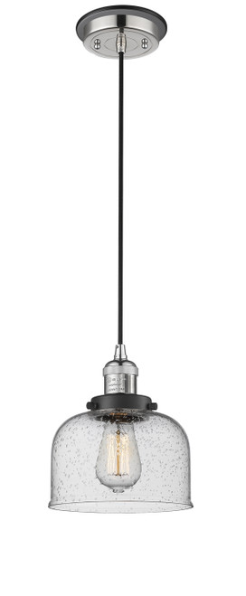 Innovations - 201CBP-PNBK-G74 - One Light Mini Pendant - Franklin Restoration - Polished Nickel
