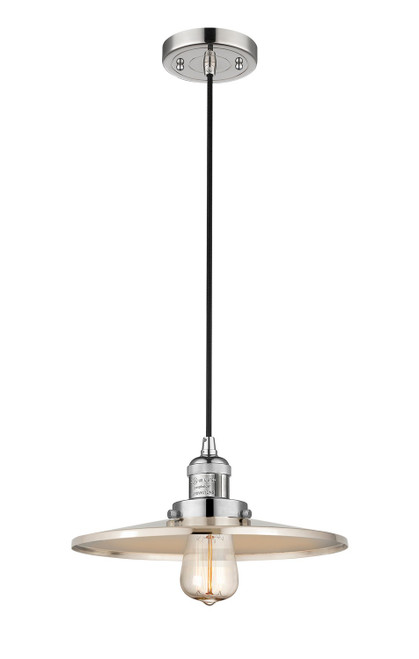 Innovations - 201C-PN-MFR-PN-12 - One Light Mini Pendant - Franklin Restoration - Polished Nickel