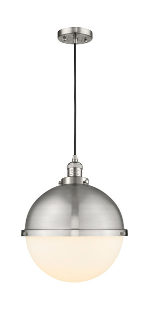 Innovations - 201C-SN-HFS-121-SN-LED - LED Pendant - Franklin Restoration - Brushed Satin Nickel