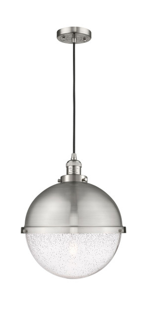 Innovations - 201C-SN-HFS-124-SN-LED - LED Pendant - Franklin Restoration - Brushed Satin Nickel