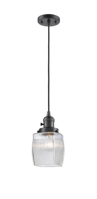 Innovations - 201CSW-OB-G302-LED - LED Mini Pendant - Franklin Restoration - Oil Rubbed Bronze
