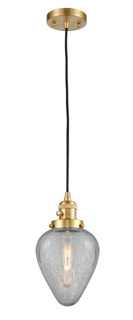 Innovations - 201CSW-SG-G165 - One Light Mini Pendant - Franklin Restoration - Satin Gold