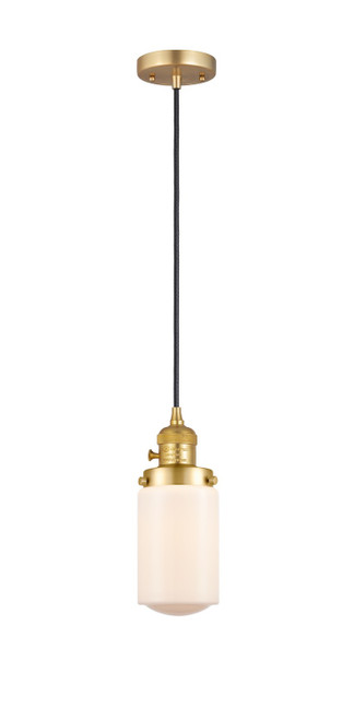 Innovations - 201CSW-SG-G311 - One Light Mini Pendant - Franklin Restoration - Satin Gold