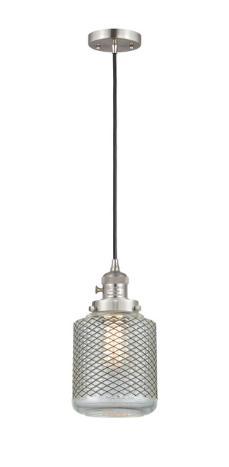 Innovations - 201CSW-SN-G262 - One Light Mini Pendant - Franklin Restoration - Brushed Satin Nickel