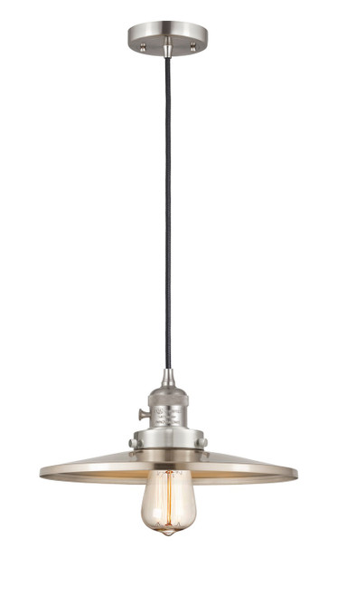 Innovations - 201CSW-SN-MFR-SN-12 - One Light Mini Pendant - Franklin Restoration - Brushed Satin Nickel