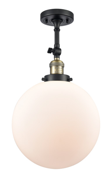manufacturer_finish:Black Antique Brass|manufacturer_glass:Matte White|light_output:220.00lm|color_temperature:2200K|cri:99