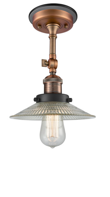 Innovations - 201FBP-ACBK-G2 - One Light Semi-Flush Mount - Franklin Restoration - Antique Copper