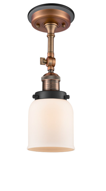 Innovations - 201FBP-ACBK-G51 - One Light Semi-Flush Mount - Franklin Restoration - Antique Copper