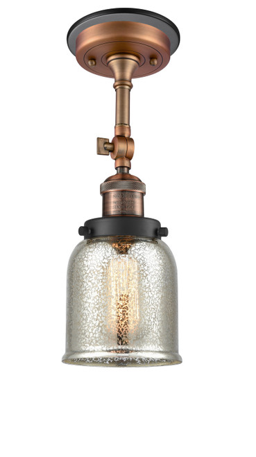 Innovations - 201FBP-ACBK-G58 - One Light Semi-Flush Mount - Franklin Restoration - Antique Copper