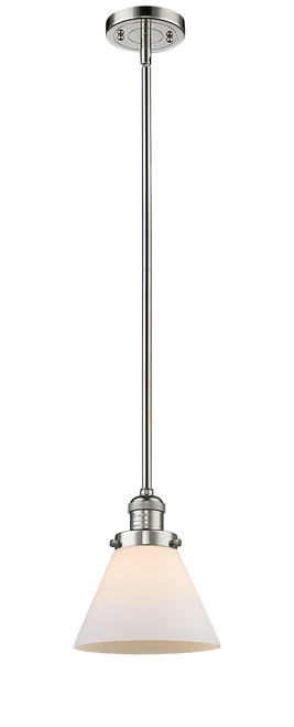 manufacturer_finish:Polished Nickel|manufacturer_glass:Matte White|light_output:220.00lm|color_temperature:2200K|cri:99