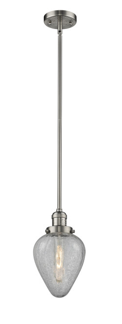 Innovations - 201S-SN-G165-LED - LED Mini Pendant - Franklin Restoration - Brushed Satin Nickel