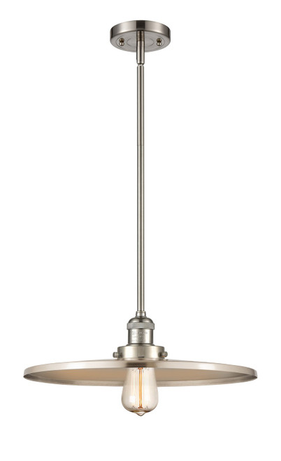 Innovations - 201S-SN-MFR-SN-16 - One Light Mini Pendant - Franklin Restoration - Brushed Satin Nickel