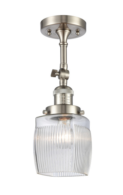 manufacturer_finish:Brushed Satin Nickel|manufacturer_glass:Thick Clear Halophane Colton|light_output:600.00lm|color_temperature:2700K|cri:82