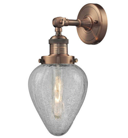 Innovations - 203-AC-G165-LED - LED Wall Sconce - Franklin Restoration - Antique Copper