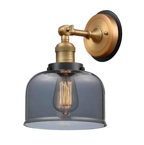 Innovations - 203BB-BPBK-HRBK-G73 - One Light Wall Sconce - Franklin Restoration - Brushed Brass