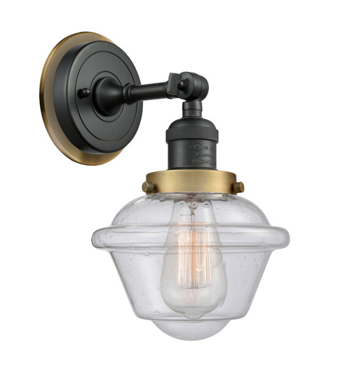 Innovations - 203BK-BPBB-HRBB-G534 - One Light Wall Sconce - Franklin Restoration - Matte Black