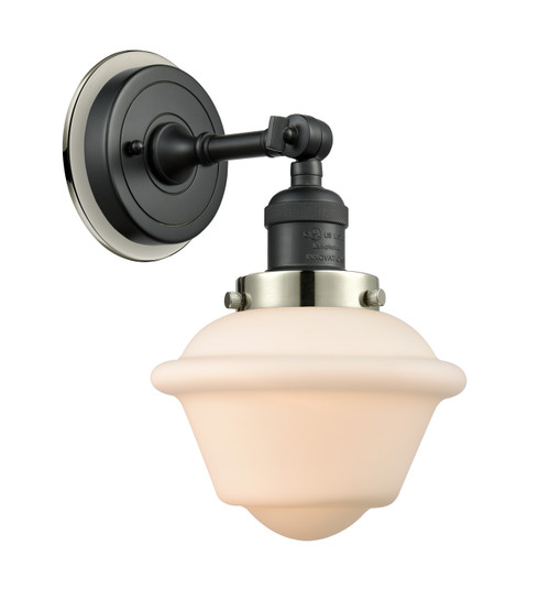 Innovations - 203BK-BPPN-HRPN-G531 - One Light Wall Sconce - Franklin Restoration - Matte Black